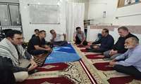 نشست با زوار اربعین در موکب مرکز آموزش فنی و حرفه ای مهران