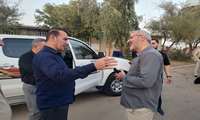 دیدار با شهردار کرج در موکب مرکز آموزش فنی و حرفه ای مهران