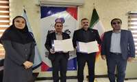 انعقاد تفاهم نامه همکاری بیمه ی فی مابین اداره کل آموزش فنی و حرفه ای استان با صندوق بیمه اجتماعی کشاورزان، روستاییان و عشایر استان 